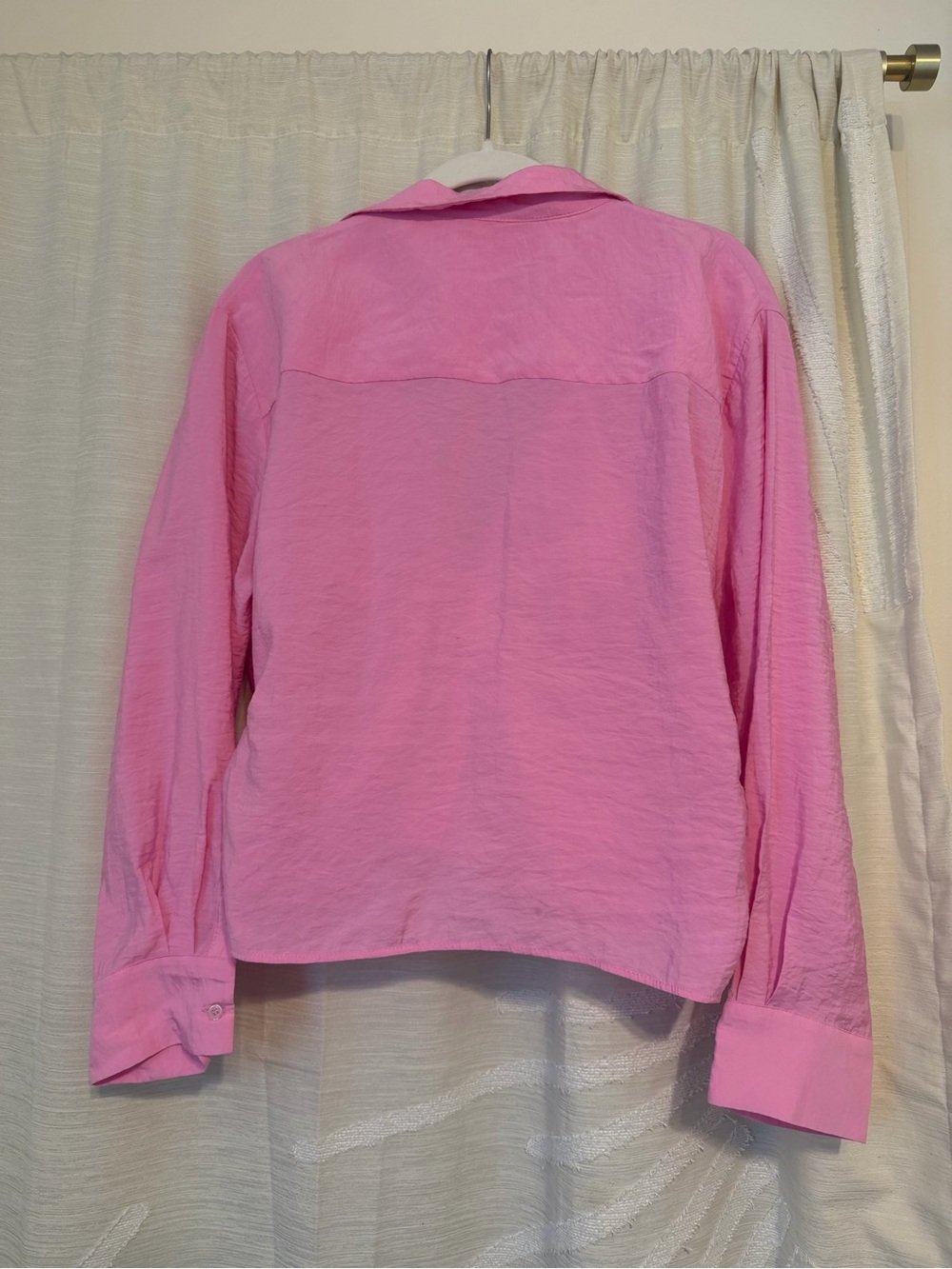 Zara Pink Ruched Top - Picture 3 of 4